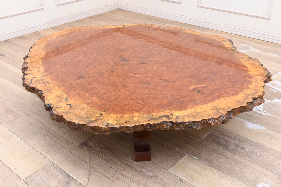 花梨 瘤杢 天然木 一枚板 座卓 ローテーブル 希少 厚み約4cm 花梨 一枚
