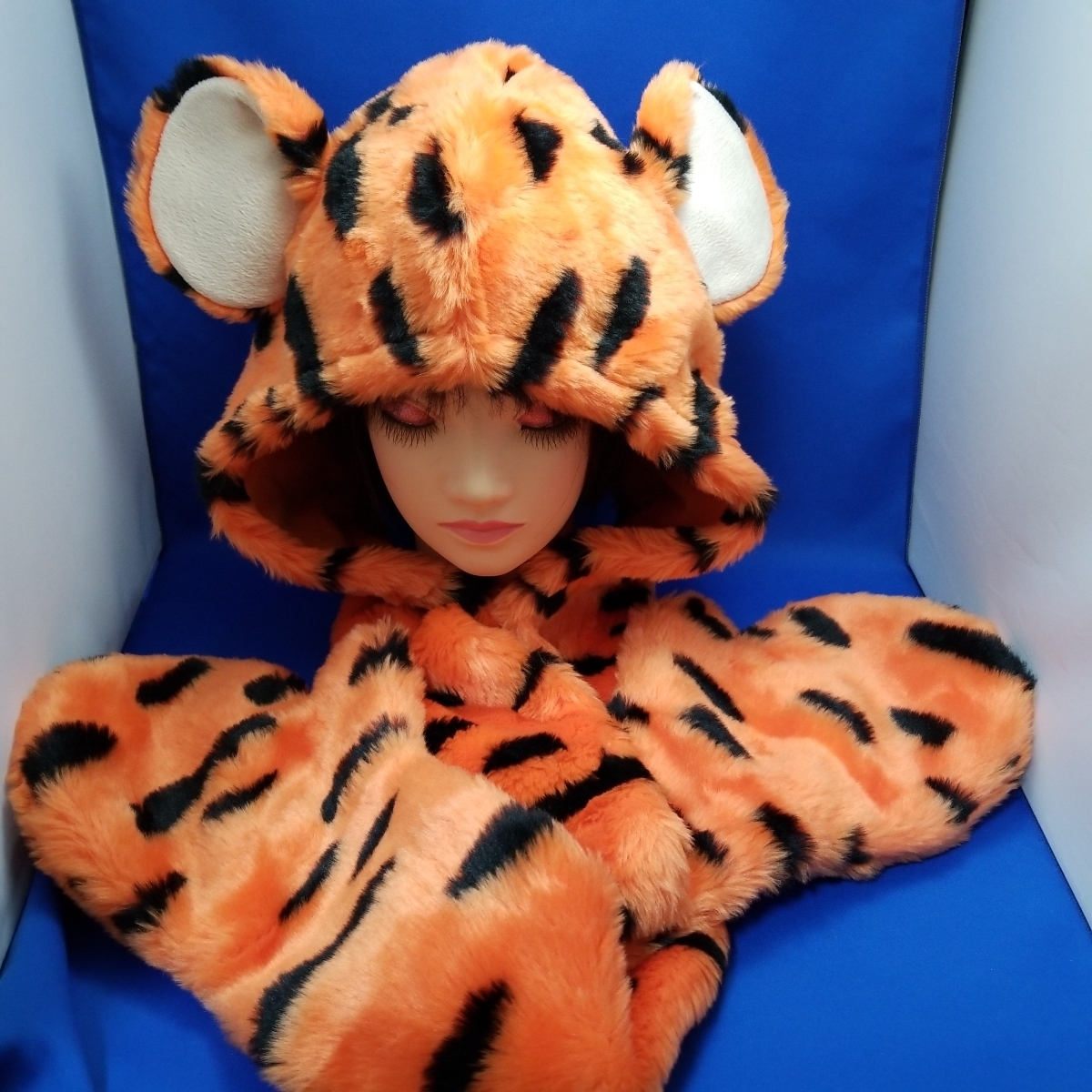 ディズニー くまのプーさん ファンキャップ フード付きマフラー