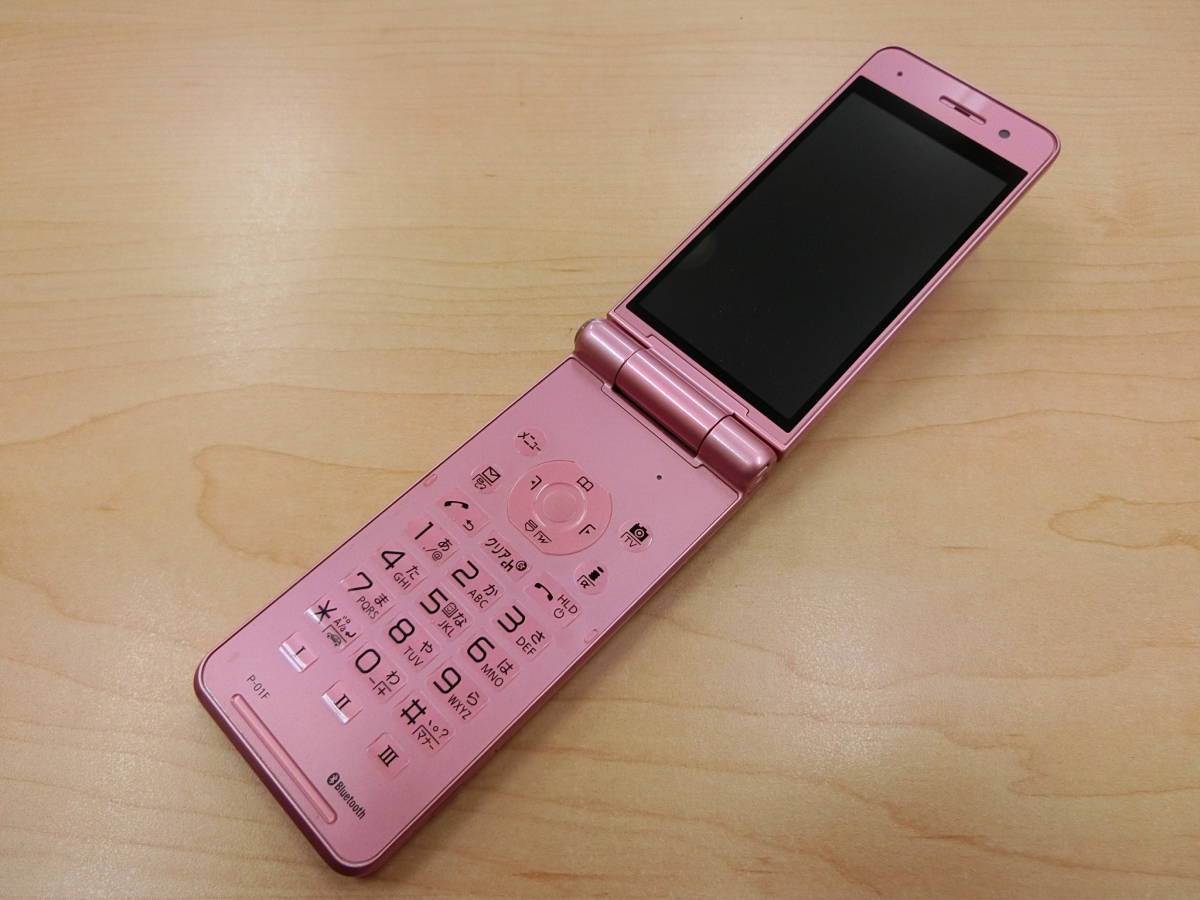 docomo 折りたたみ式携帯電話 F-01M ピンク 本体 4G(LTE)対応 Amazon