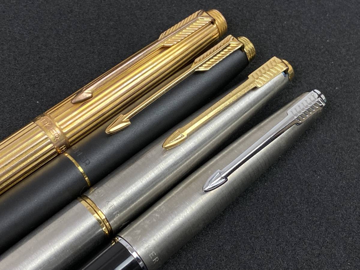 PARKER パーカー FRANCE ペン先14K POINT USA XF ゴールドカラー 金色