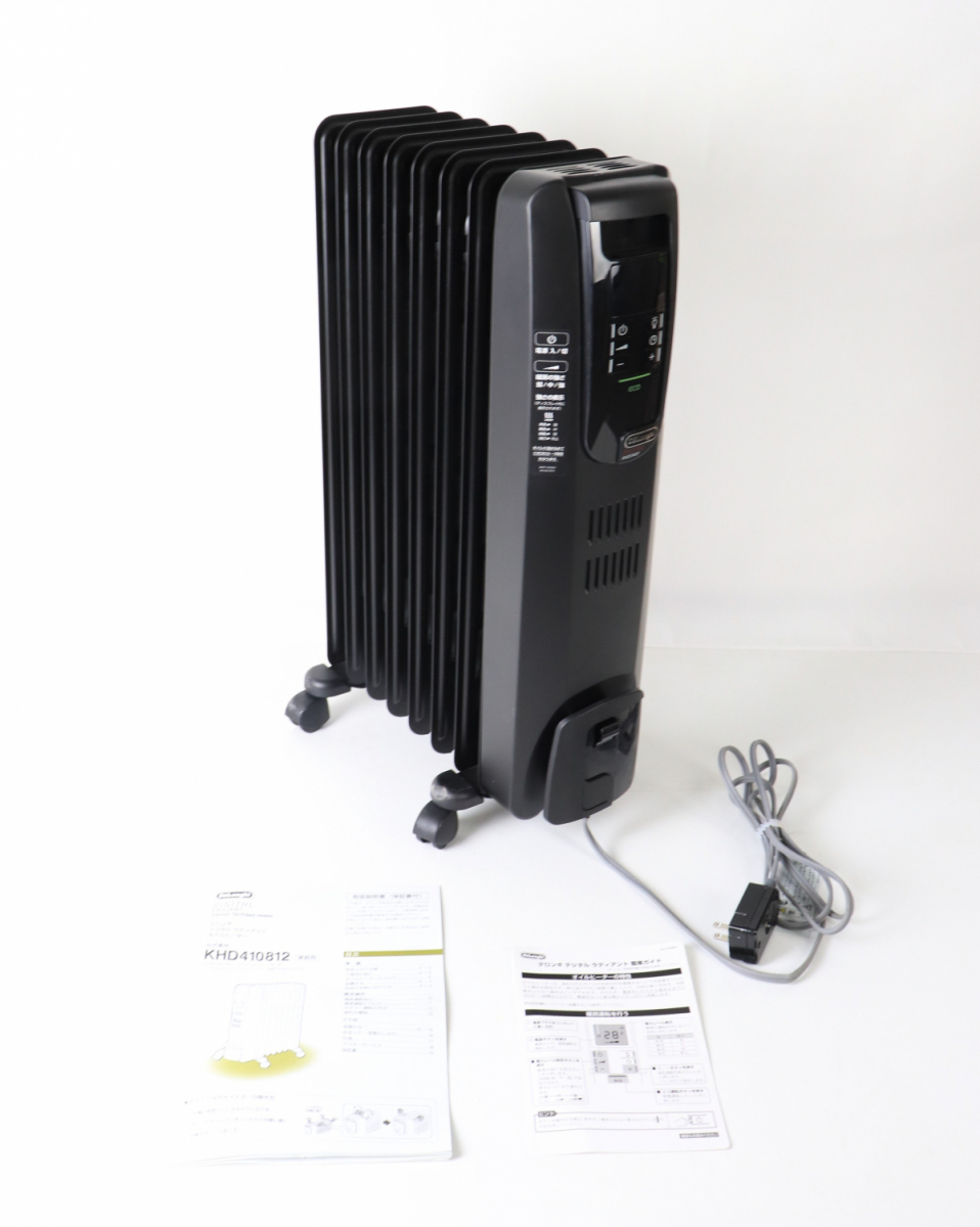 中古 DeLonghi/デロンギ KHD410812-BK デジタルラディアント オイル