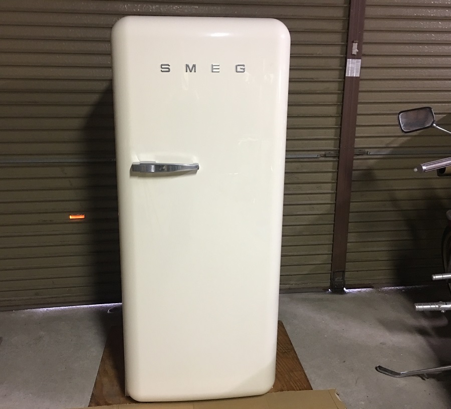 希少新品☆SMEG 冷凍冷蔵庫 FAB28 100V アメリカンフラッグ 左開き