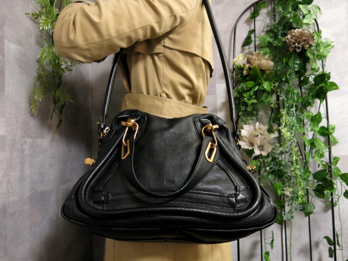 値下げクロエ パラティ 2way ショルダーバッグ グレージュ クロエ