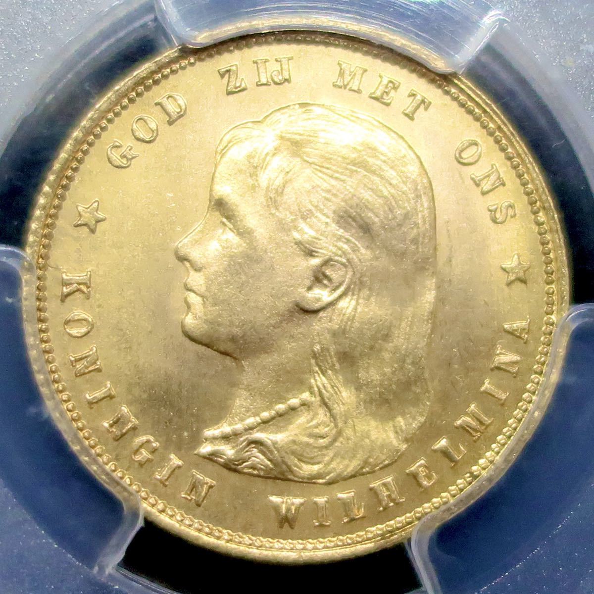 希少オランダウィルヘルミナ女王2・1/2ギルダー 1929年大型銀貨