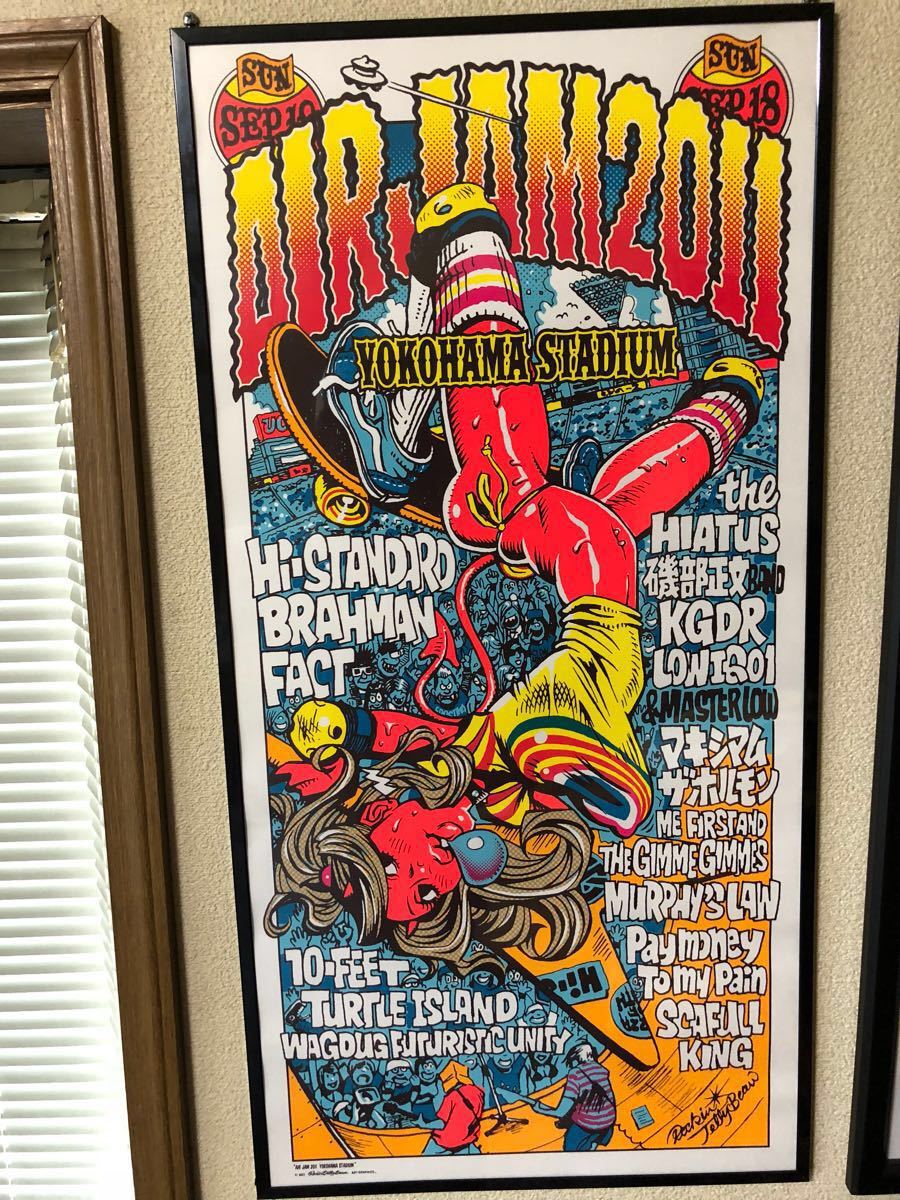 hi-standard ハイスタンダードシルクスクリーンポスター①