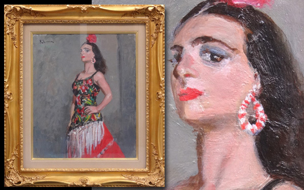 田村孝之介 文化功労者芸術院会員 肉筆油彩画【風景画】 田村孝之介