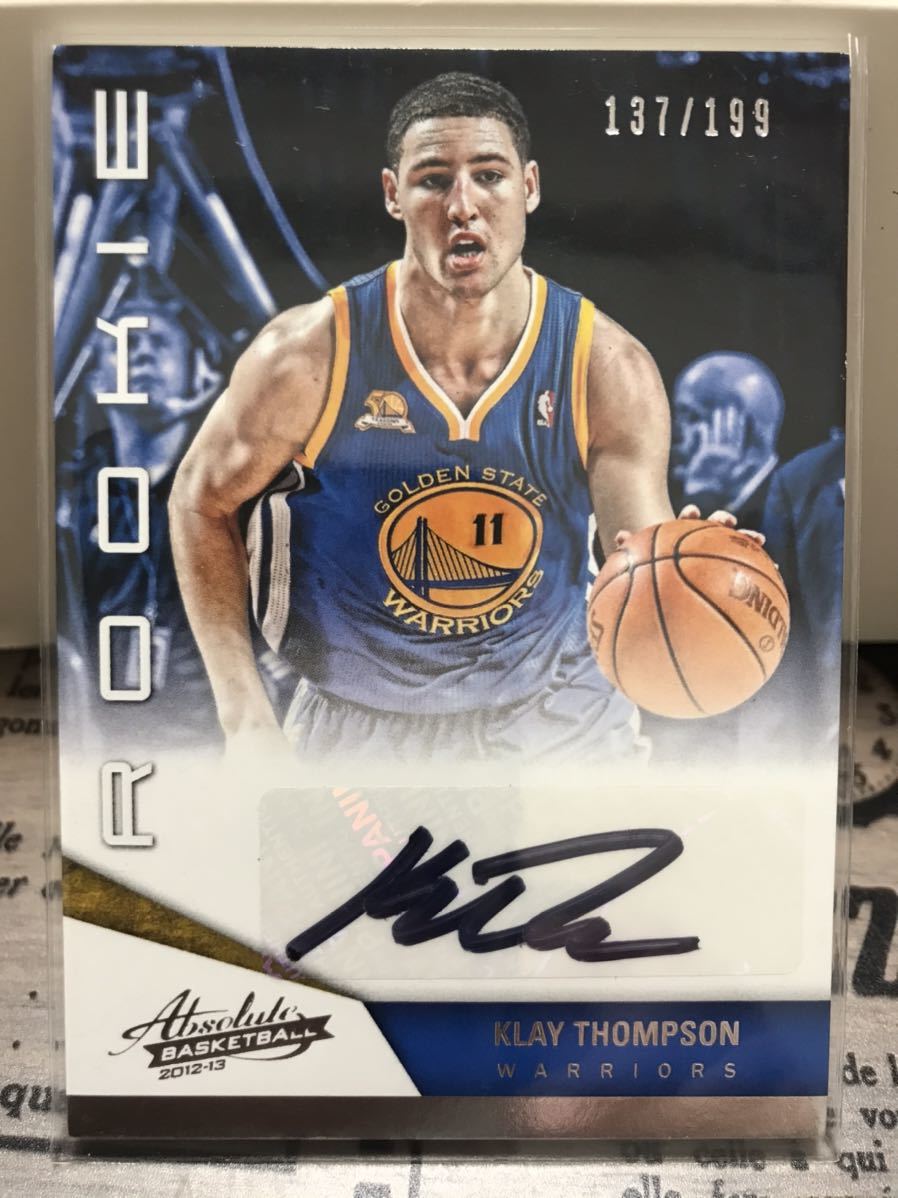 NBA 12/13 タイムレストレジャー RC クレイトンプソン ルーキーオート