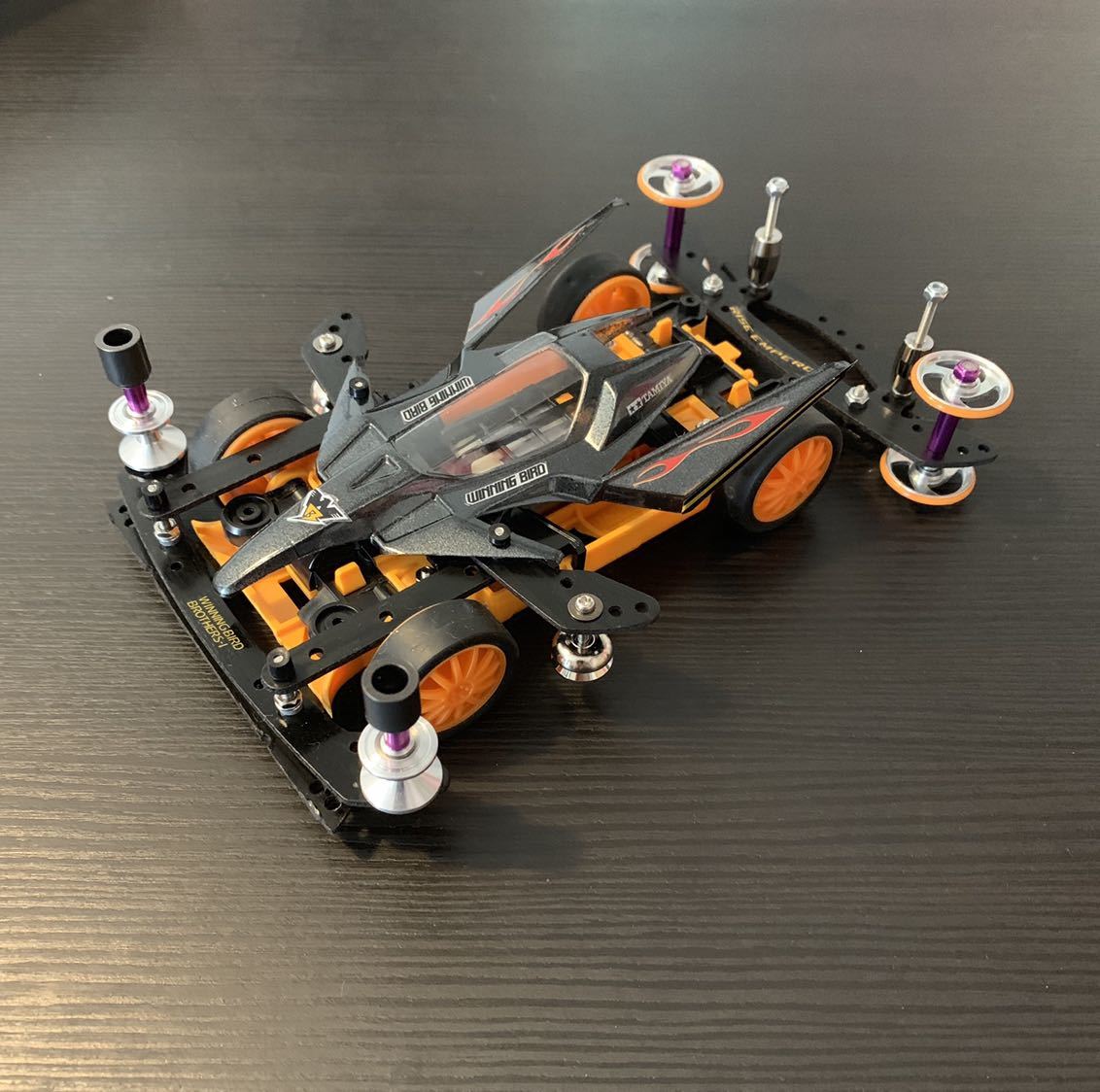 ミニ四駆 完成品 msフレキ ウィニングバード ミニ四駆MSフレキ