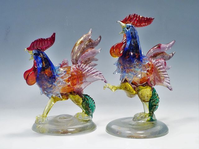 イタリア｜murano/ムラーノ｜ガラスオブジェクト｜鳥｜ヴェネツィア