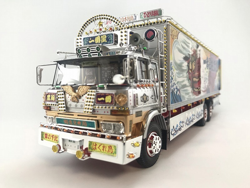 トラック野郎 デコトラ プラモデル完成品(ジャンク品) トラック野郎
