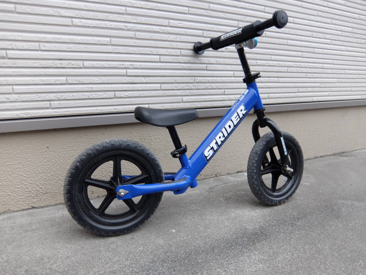 Asahi】STRIDER 14X キッズバランスバイク 青 STRIDER 14x バランス