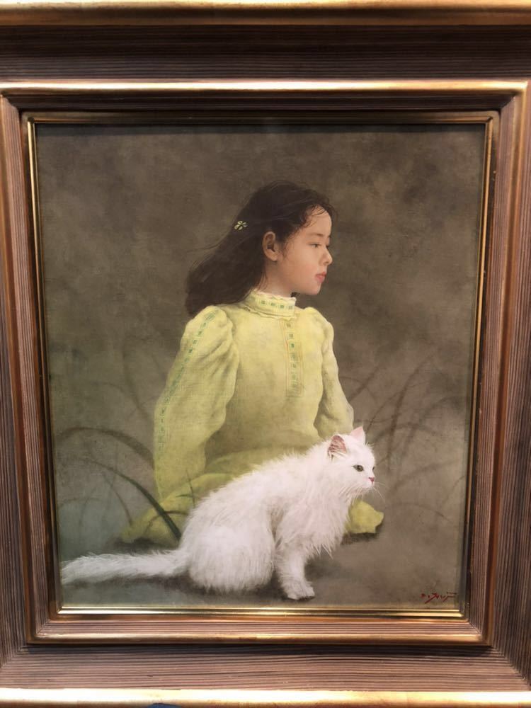 F10号油彩画微風