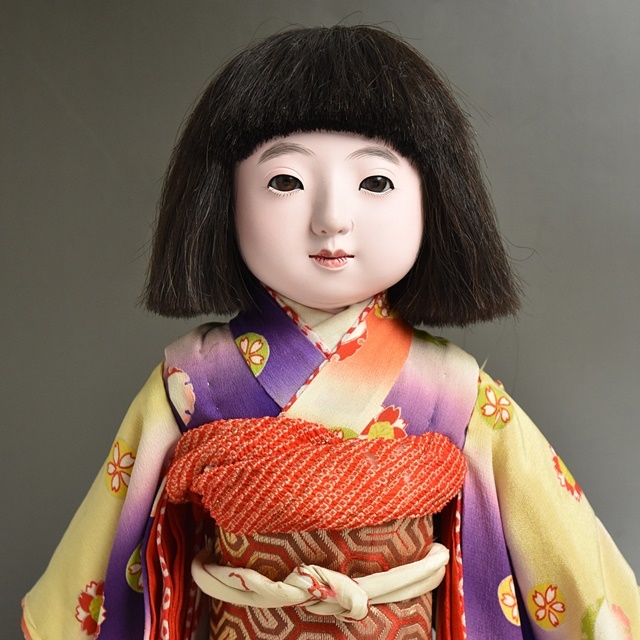 市松人形 - Yahoo!オークション 着物付き 昭和初期 逸品 古い市松人形