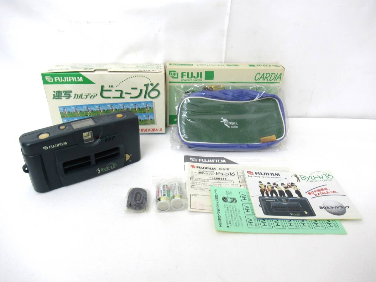 FUJIFILM CARDIA BYU-N ビューン コンパクトフィルムカメラ 中古