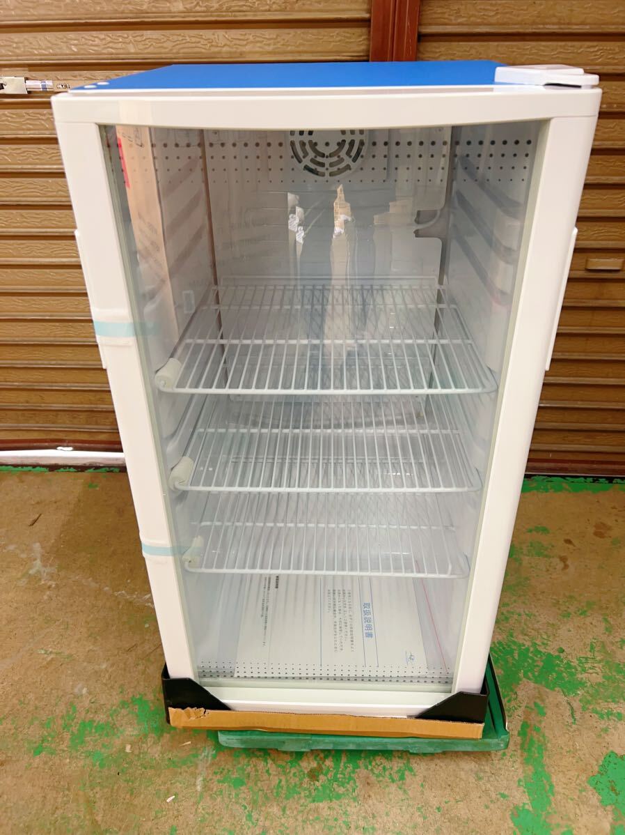 オフィスコンビニ 1ドア業務用 冷蔵庫92L ショーケースXW-105 オフィス