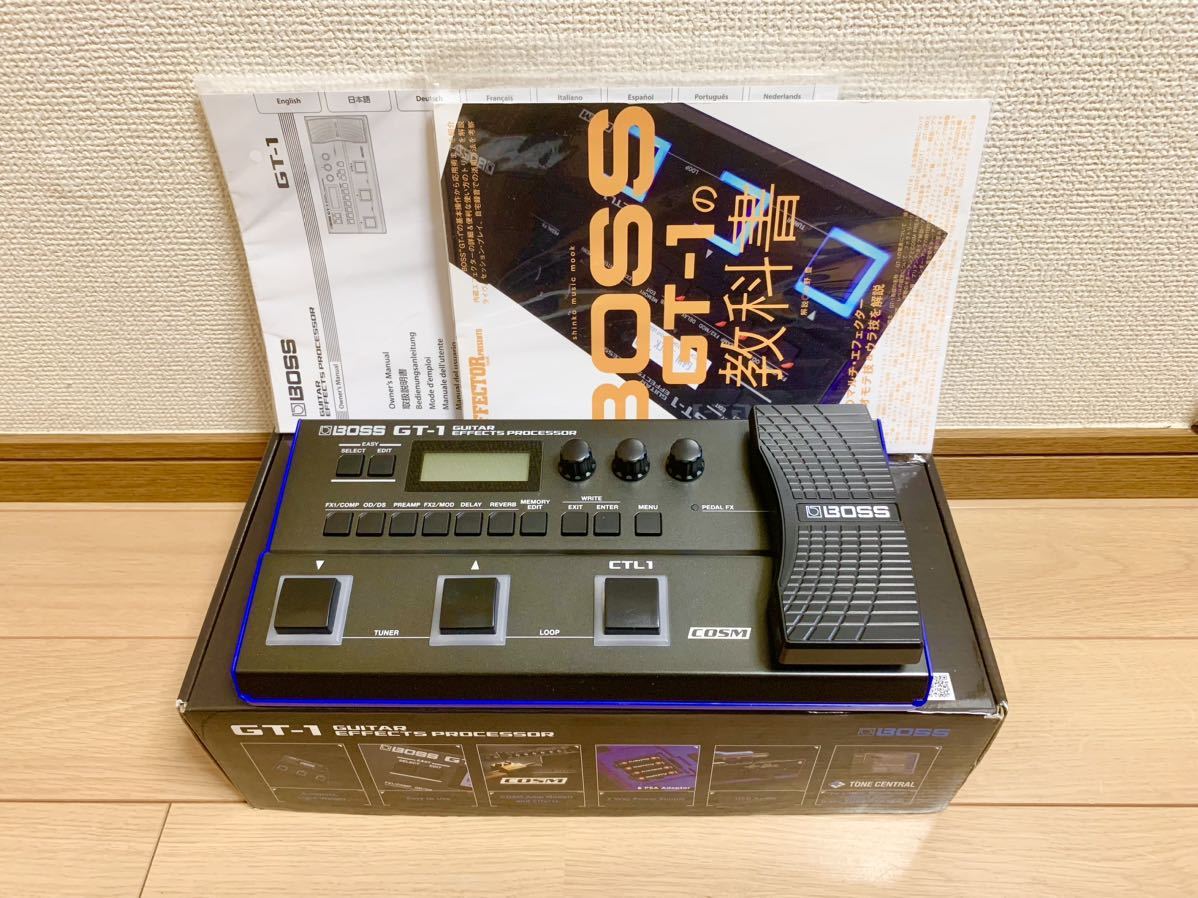 BOSS GT-1 マルチエフェクター + 取扱説明書 初心者向け】BOSS GT-1の