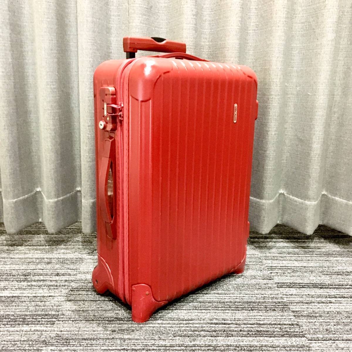 美品 リモワ サルサデラックス 2輪 機内持込みOK 35L スーツケース