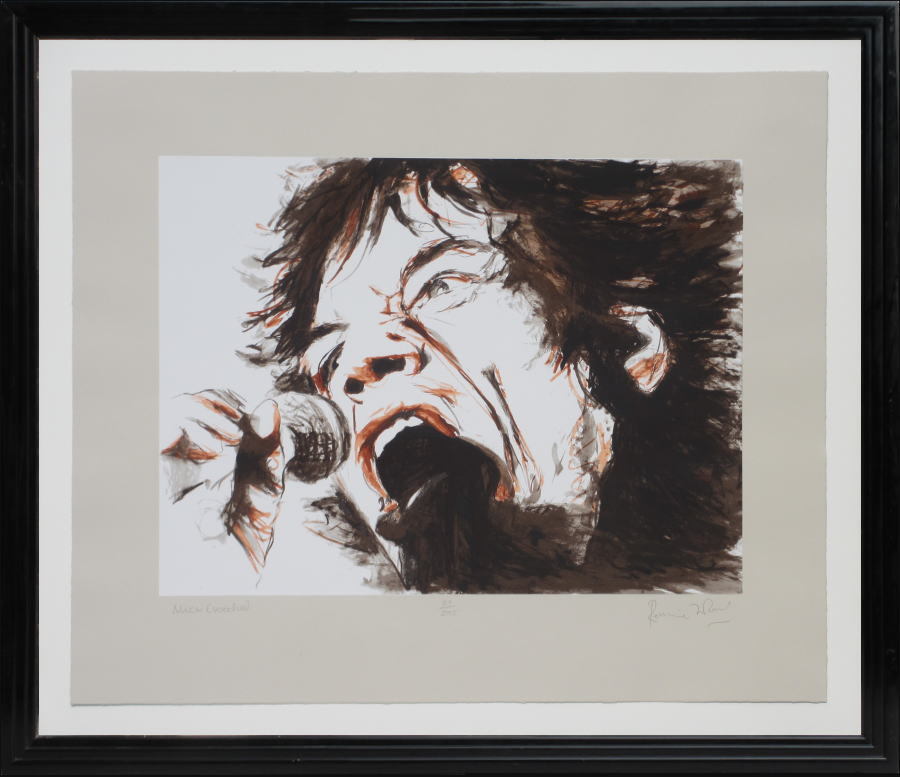 ロン・ウッド リトグラフ