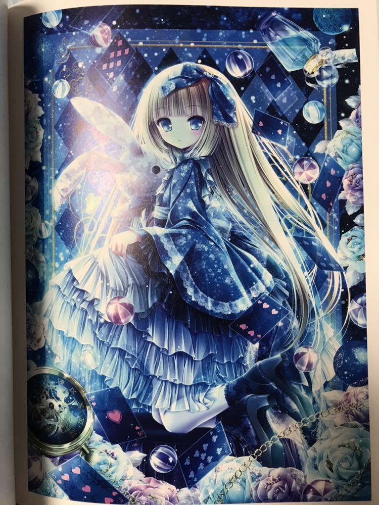 絵師100人展01 てぃんくる 蒼雪の灯 複製原画 絵師100人展01