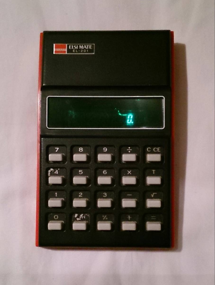 アンティーク 電卓 SHARP シャープ ELSI MATE EL-8039 アンティーク