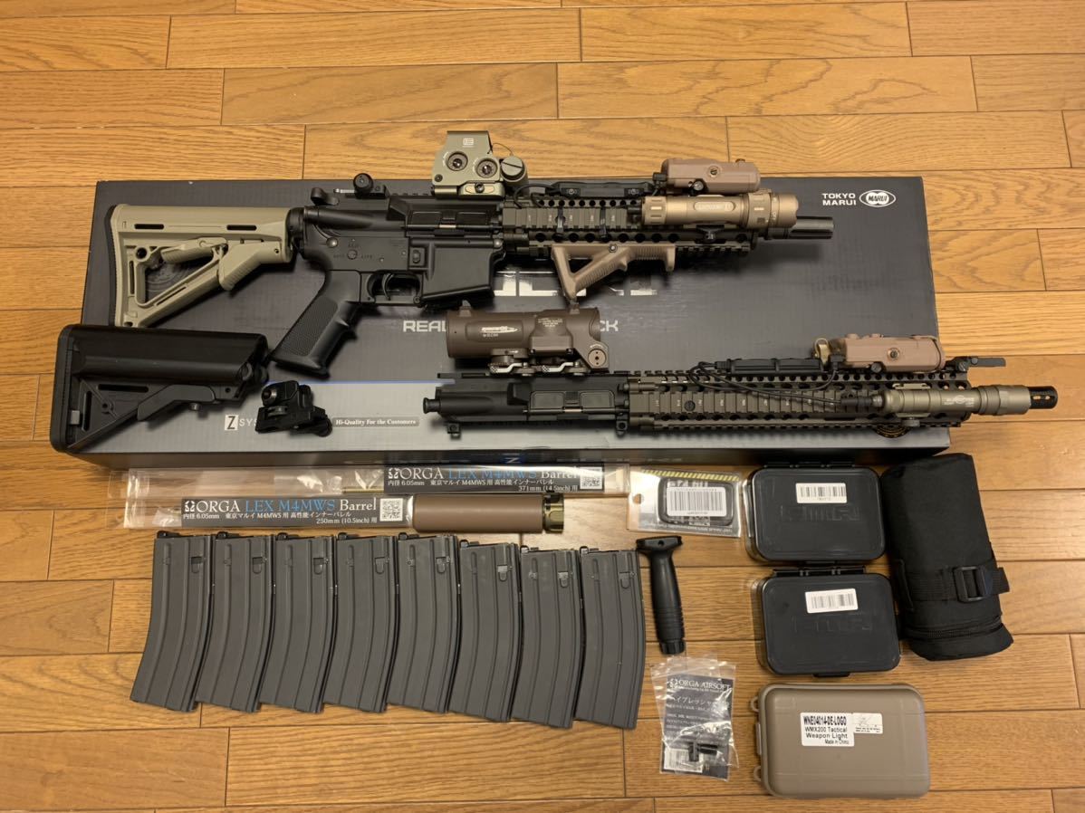 東京マルイMWS ガスブロ MK18カスタム MWS 外装カスタム 動作確認済