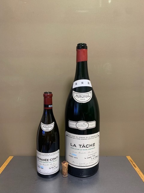 空瓶 1982 LA TACHE ラ・ターシュ ワイン空き瓶 1982年 【公式通販】