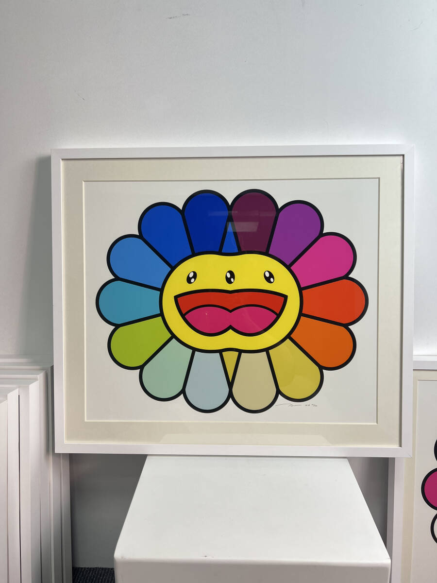 レインボーフラワーさん 村上隆の新作版画 限定100枚