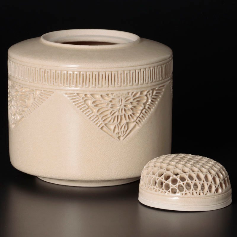 2796 薩摩焼 香炉 銘なし 2796 薩摩焼香炉銘なし