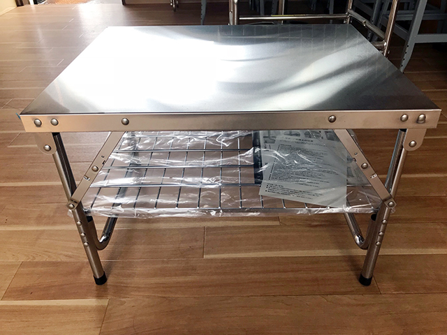 テンマクデザイン tent-Mark ステンレスワークテーブルHI テンマク
