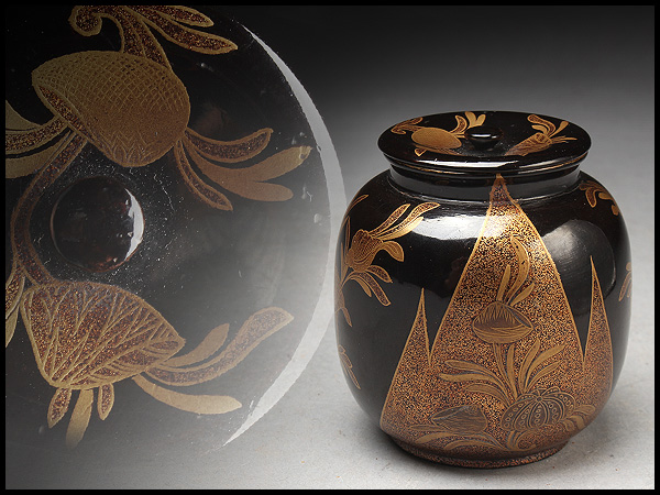 荒井正春　紅葉蒔絵棗 荒井正春 紅葉蒔絵棗 荒井正春 紅葉蒔絵棗 棗のYahoo!オークション(旧