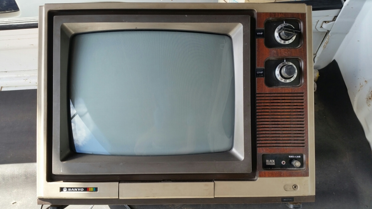 当時物】サンヨーカラーテレビ CS-121ML ブラウン管テレビ 当時物