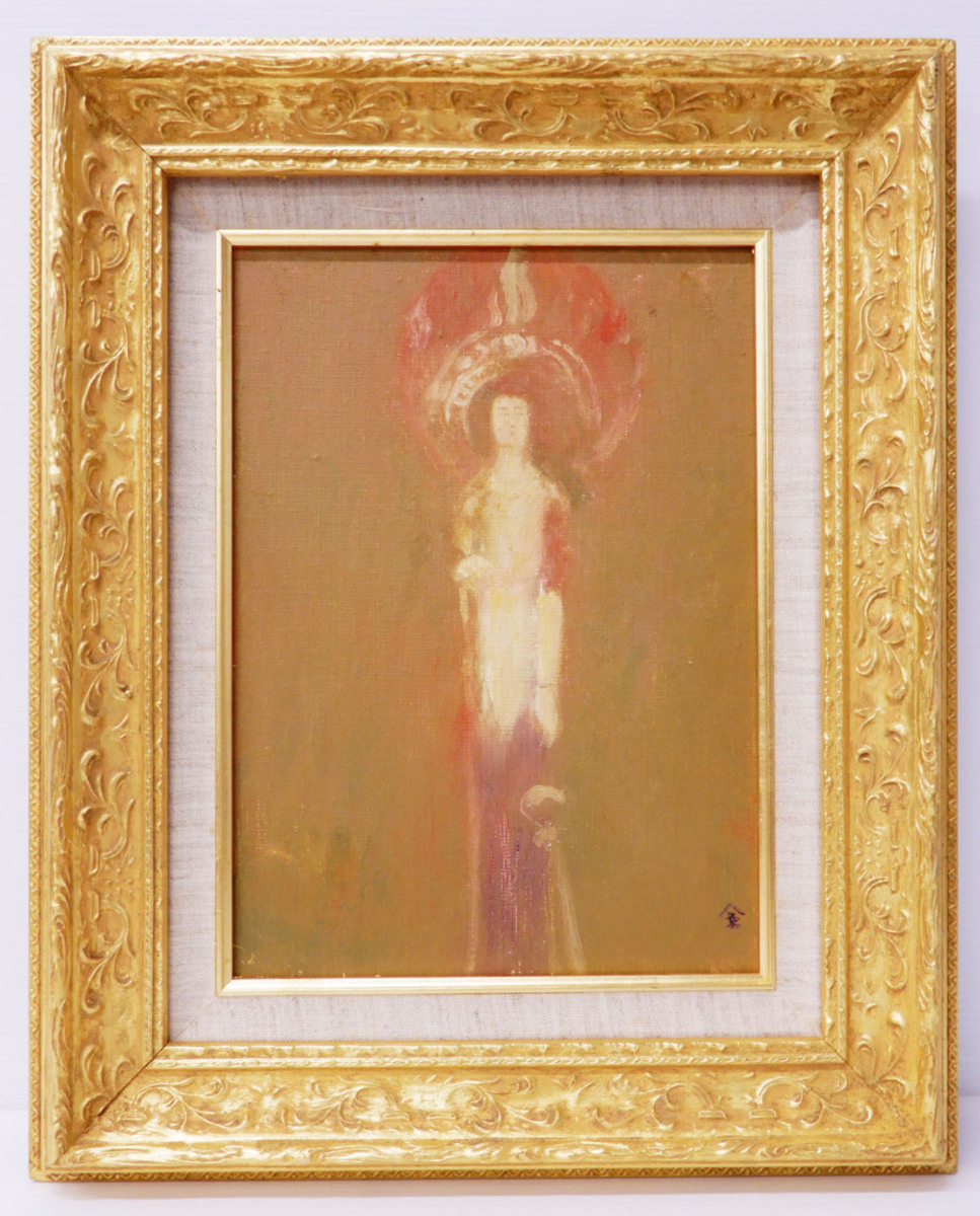 作:全和鳳『百済観音』 F4号油彩画