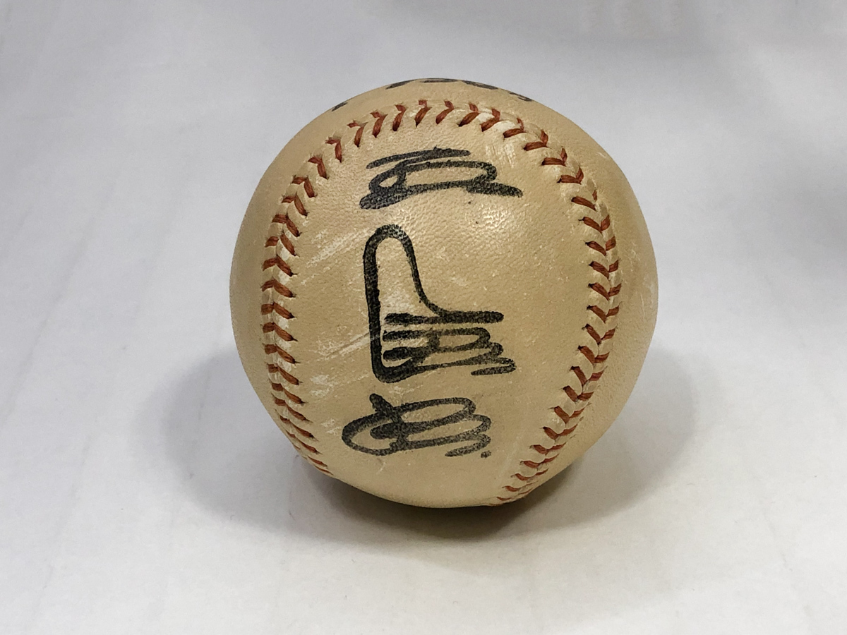 王貞治 756号 ホームラン 記念サインボール