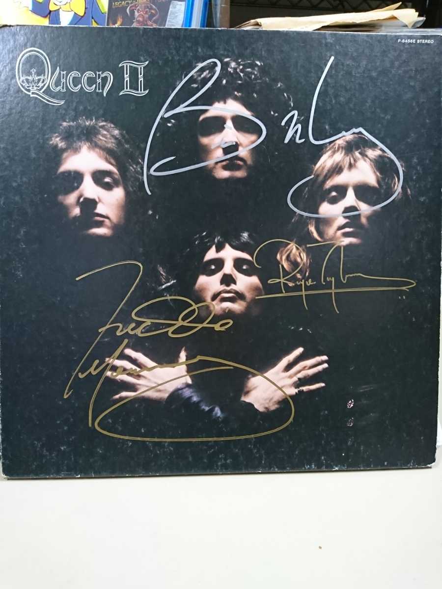 QUEEN ブライアン・メイ ロジャー・テイラー ジョン・ディーコン 直筆