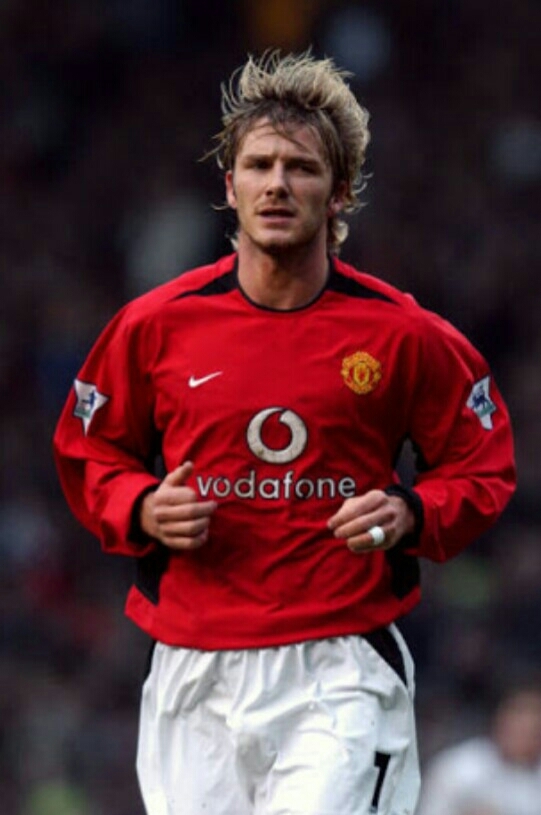 ベッカムのマンチェスターユナイテッド時代のユニフォーム ベッカムの