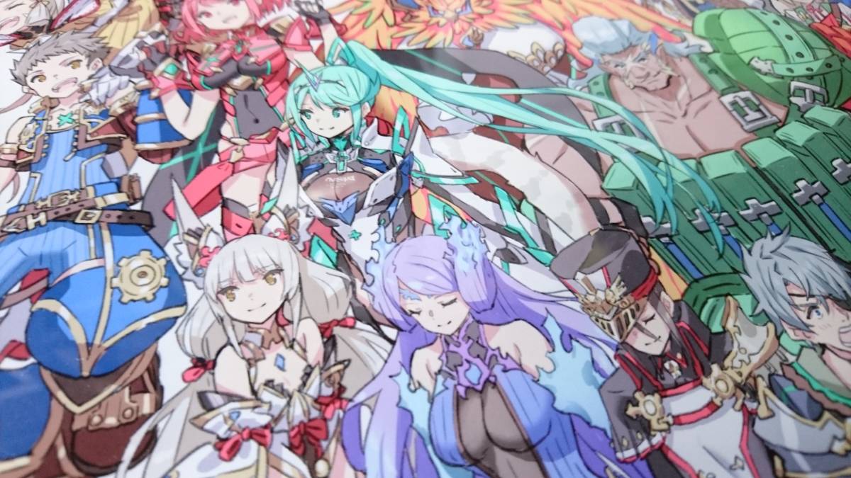 ゼノブレイド2 高精細アクリルアートボード 美品 匿名 ゼノブレイド2