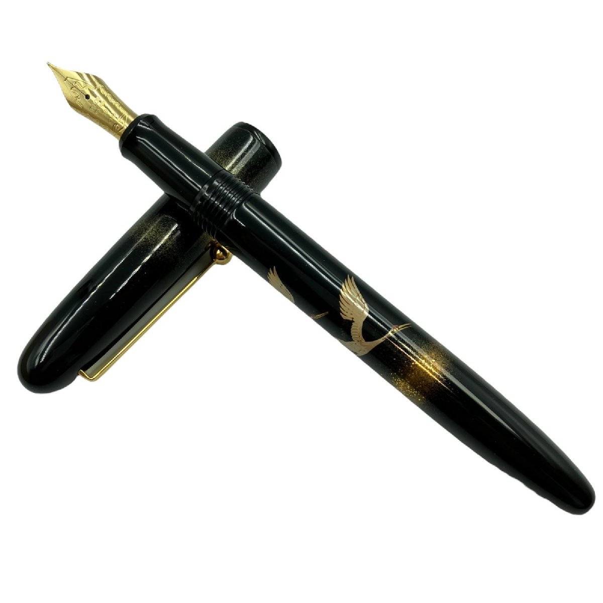 PILOT/パイロット 万年筆 漆蒔絵うるしまきえ 鶴 K14 國光會/国光会