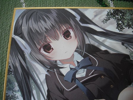 サクラノ詩 サクラノ刻 いぬきら(狗神煌) 複製サイン色紙 本間心鈴