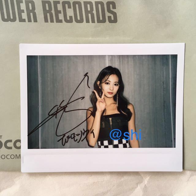 TWICE ENEMY ツウィ Tzuyu 直筆サイン入りチェキ TWICE Enemy ツウィ