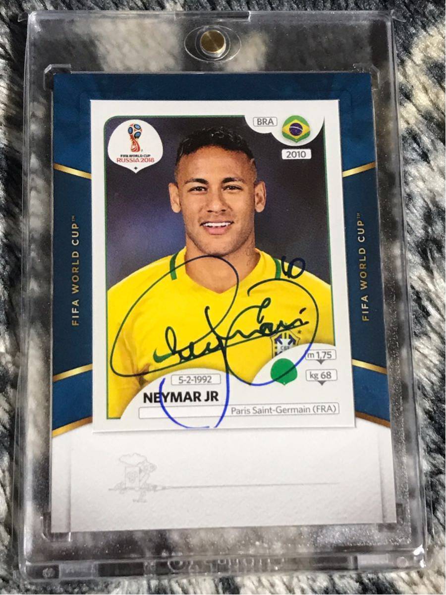限定直筆サイン!】ネイマール ワールドカップ ブラジル代表 パリ Panini