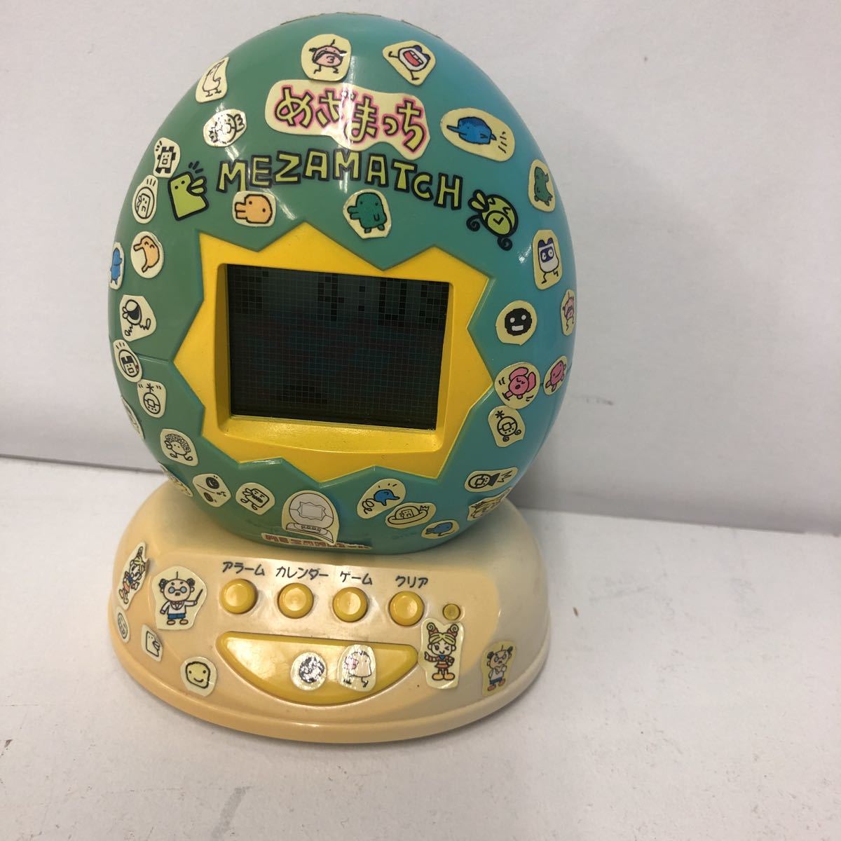 ほぼ新品】たまごっちの目覚まし時計 めざまっち 白 ほぼ新品