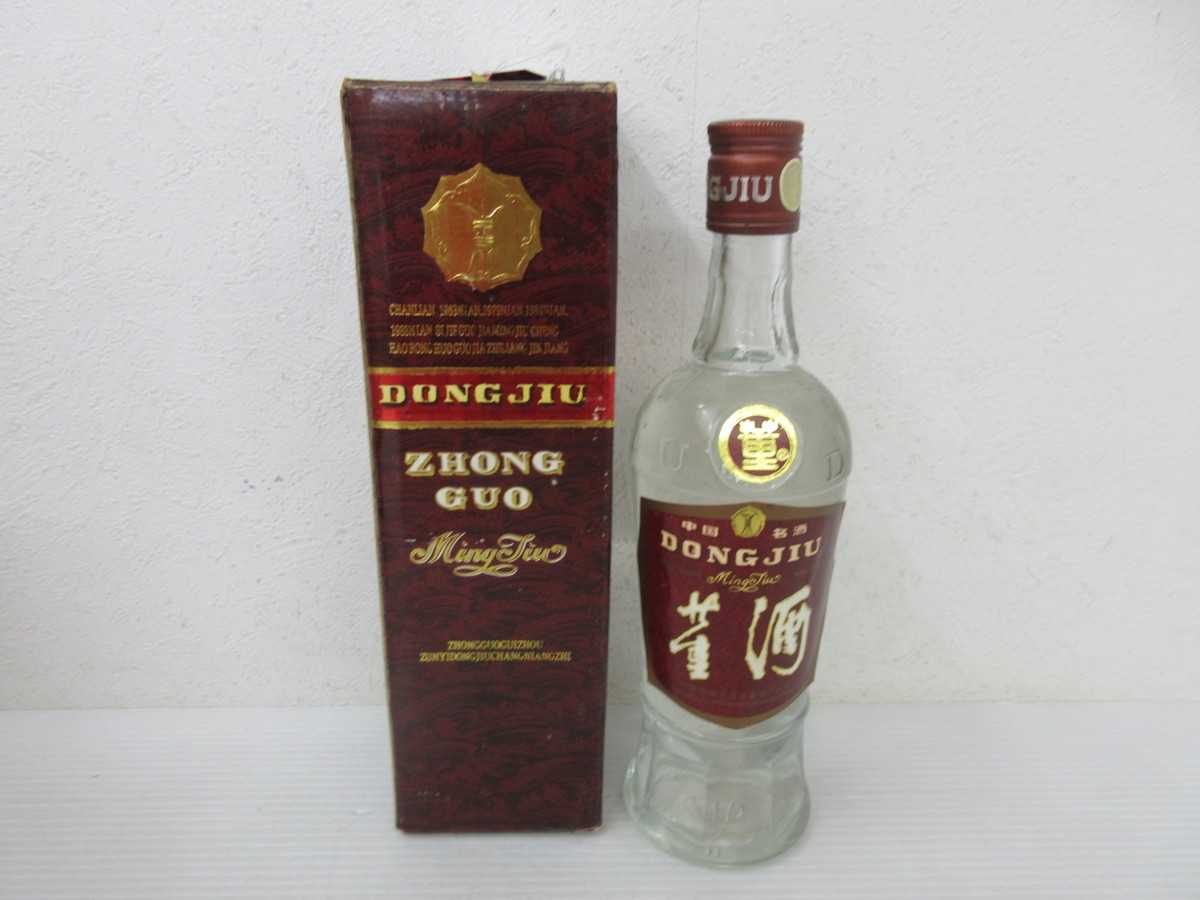 未開封】中国 董酒 DONGJIU ZHONGGUO 500ml 59％ 古酒 稀少品