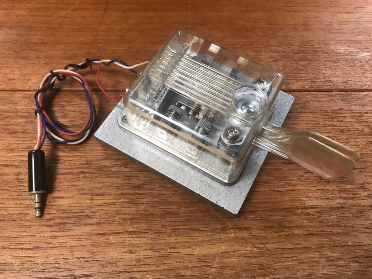 HI-MOUND マニュピレーター パドル電鍵 【金メッキ接続コード付き