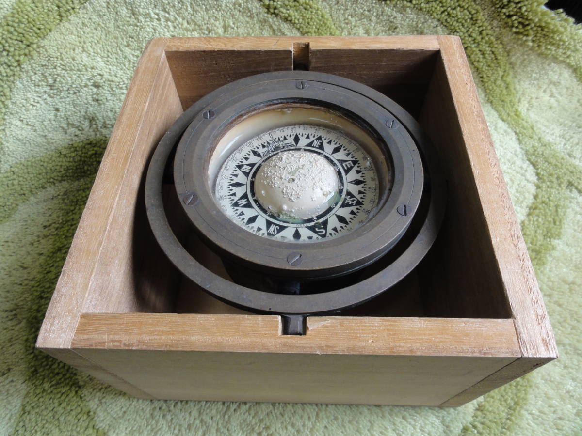 船舶用羅針盤 佐浦計器製作所 コンパス 佐浦計器 コンパス 船舶用 木製