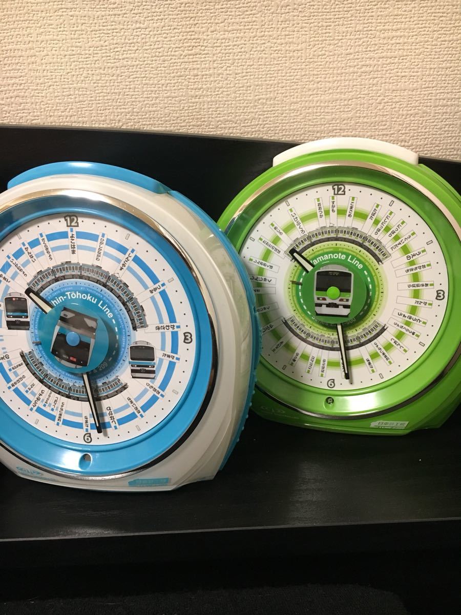 ☆日車夢工房 JR東日本 山手線 駅メロ 目覚まし時計（電波時計) ※未
