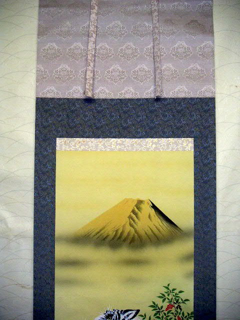 掛け軸 釧雲泉 絹本 希少 南画 山水画 軸装 茶道具 掛軸 です。 掛け軸