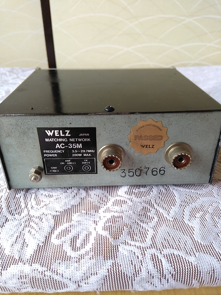 Yahoo!オークション - WELZ 美品 Welz ac-200 HF帯 アンテナチューナー