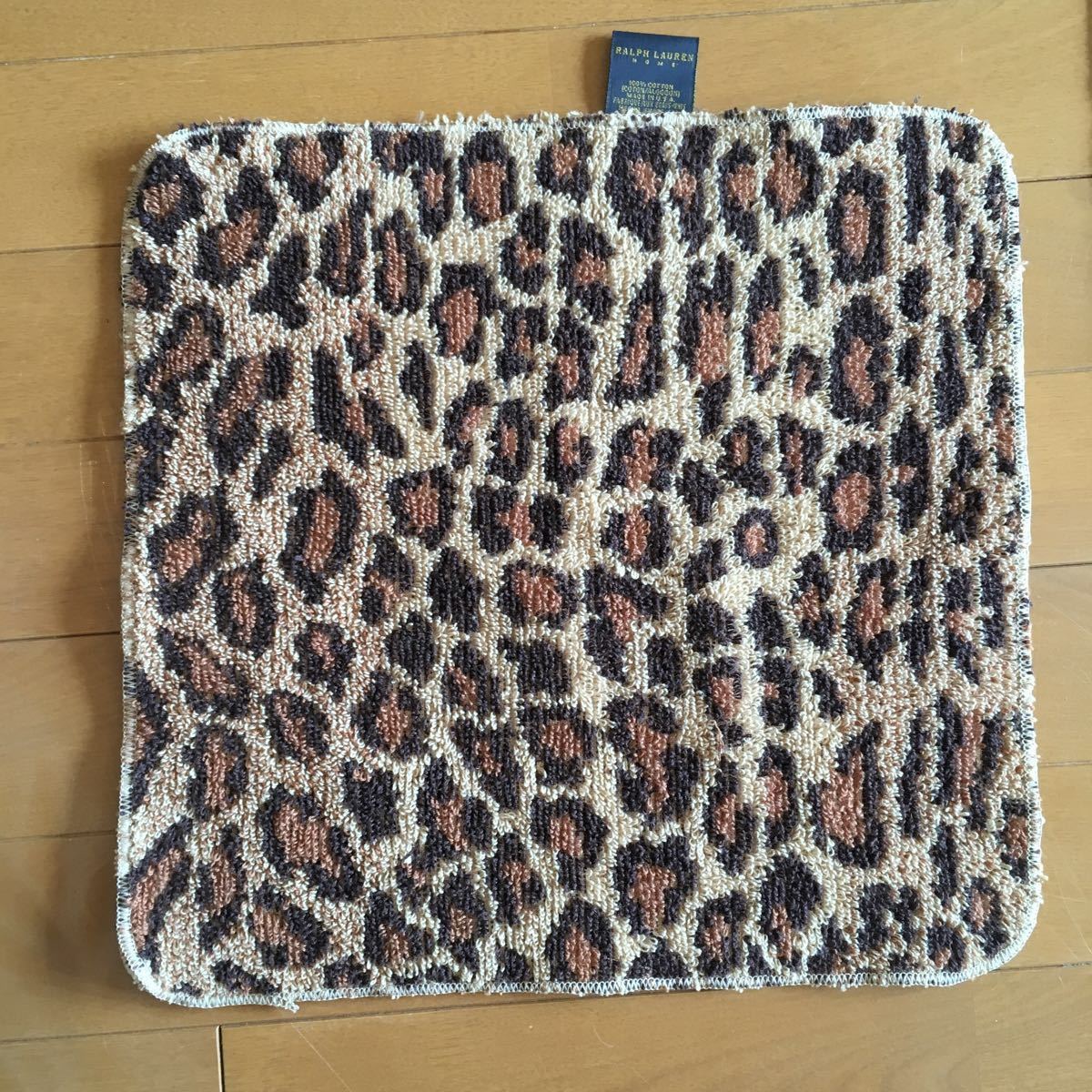 希少 ラルフローレン バスタオル レオパード ヒョウ柄 大判 厚手 USA製