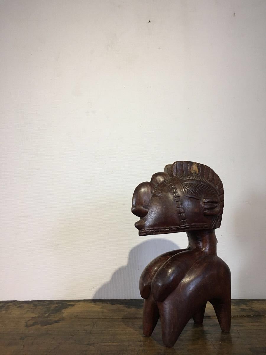 1626❣️アフリカ 民族 オブジェ 像 2体 セット 【公式通販】