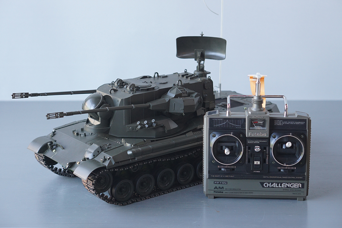 タミヤ ゲパルト対空戦車 1/16 ラジコン戦車